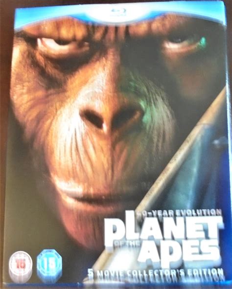 Planet Of The Apes 5 Movie Collector S Edition Blue Ray Disc Film