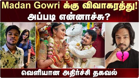 Madan Gowri Got Divorced Mg Squad Madan Gowri