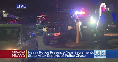 Heavy police presence after reports of police chase in East Sacramento ...