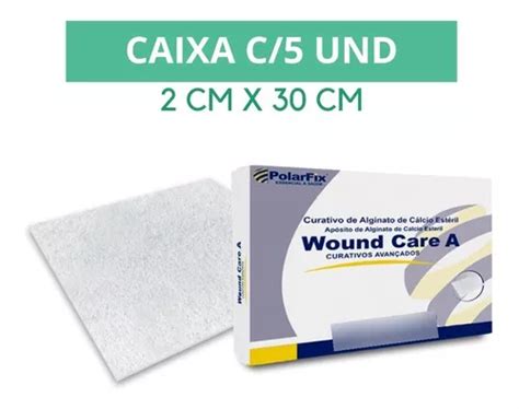 Curativo De Alginato De C Lcio Est Ril Wound Care A Cm X Frete Gr Tis