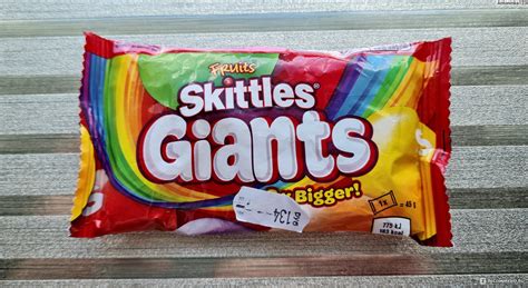 Драже Skittles Giants 3x Bigger - «Очень умный маркетинговый ход ...