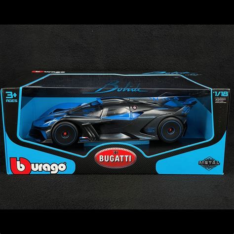 Bugatti Bolide W Frankreich Blau Schwarz Bburago B