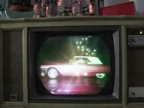 Car Shopping Thunderbird On A Zenith Color Tv Youtube