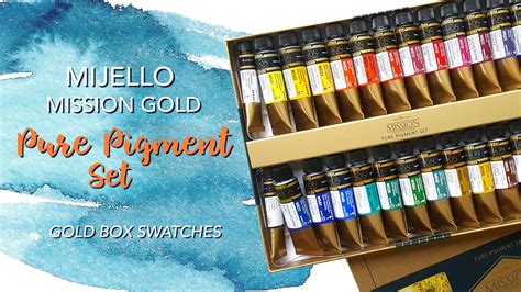 Mijello Mission Gold Pure Pigment Set Swatches And Fi - vrogue.co