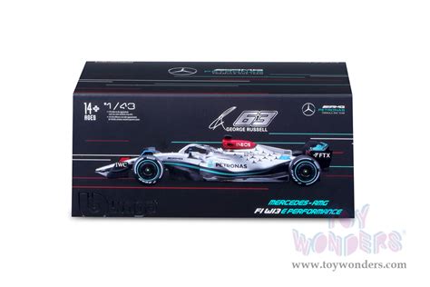 Bburago Formula Racing Amg Petronas F1 Team 63 George Russell With