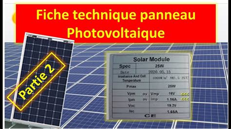 Le guide complet pour décoder la fiche technique d un panneau