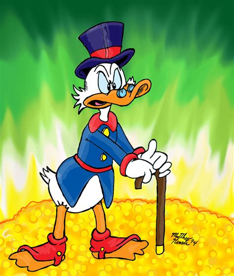 Scrooge McDuck and His Money by MatthewHunter on DeviantArt