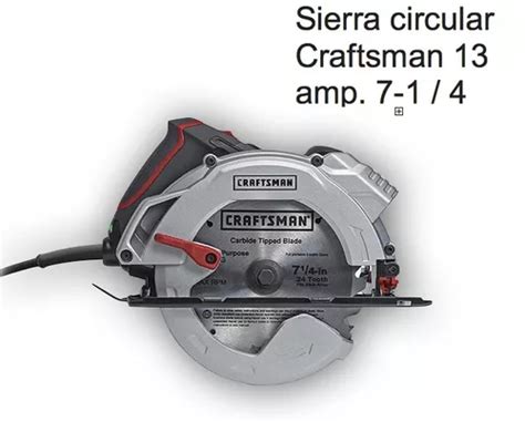 Sierra Circular 13 Amp Craftsman 7 1 4 Herramienta Xtrem P Cuotas Sin Interés