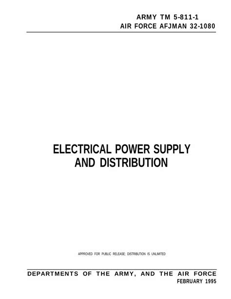 Pdf Electrical Power Supply And Distribution And Ansi C The