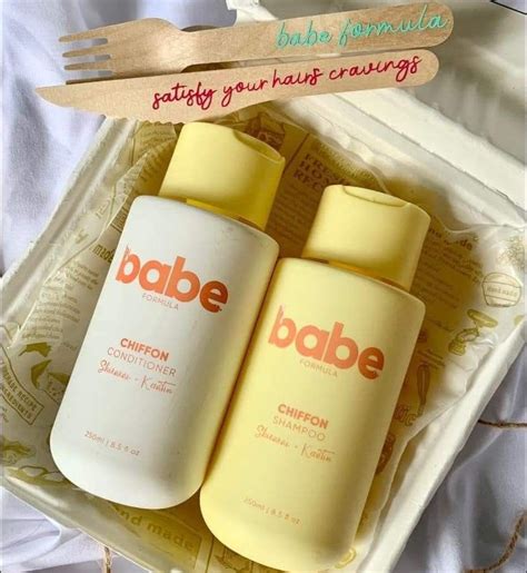 Babe Formula Chiffon Shampoo Conditioner Shikakai Keratin Beauty Personal Care Hair On