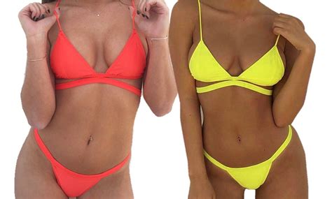 Bikini Met Hoge Taille Groupon Goods