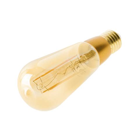 Bell 4w Es Led Dimmable Vintage Squirrel Cage Lamp Amber 2000k 01469 Cef