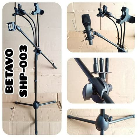 Stand Mic Lantai Betavo Shp Pro Stand Microphone Lazada Indonesia