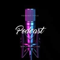 Podcast Poster Template – Tulisan