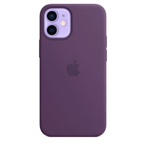 Apple Iphone 12 Mini Silicone Magsafe Purple Dressinn