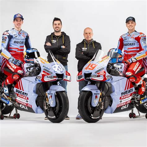 Il Team Gresini Si Svela Due Ducati Per Alex Marquez E Di Giannantonio