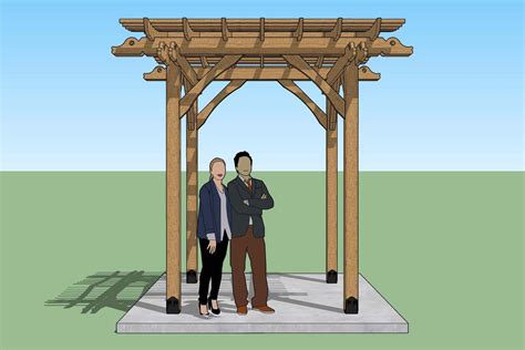 10ft X 10ft Pergola Plans | "The Rising Sun" Pergola | Apex Pergola Design