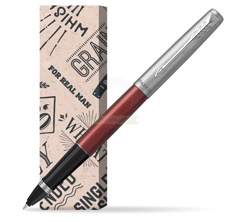 Parker Jotter Kensington Red CT Rollerball Pen In Cover For Real Man In