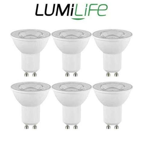 LumiLife GU10 LED Light Bulbs 3 6w 4w 5 7w Warm Cool White Downlight