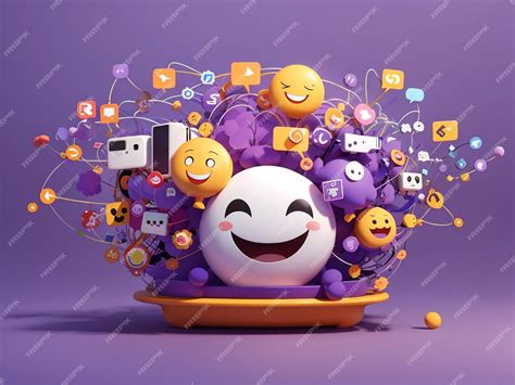 Premium Photo | 3D Social Network Communication Social Media Marketing