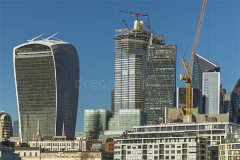 Modern buildings in london editorial image. Image of details - 154030735