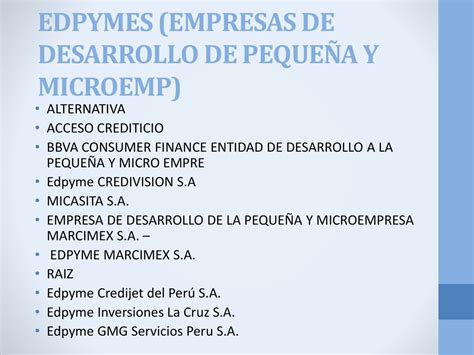 Microfinanzas Las Microfinanzas Son Pr Stamos Que Se Dirigen A Personas