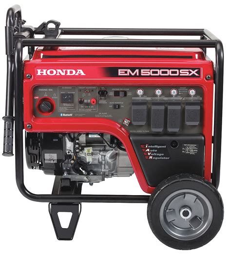 HONDA, Conventional, Gasoline, Portable Generator - 60NP41|EM5000SXK3AN ...