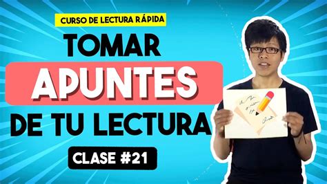 Lectura R Pida C Mo Tomar Notas De Un Libro Youtube