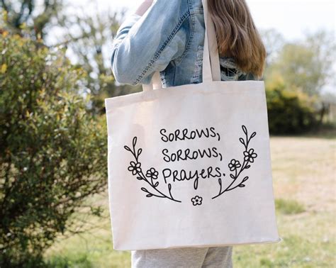 Sorrows, Sorrows, Prayers Tote Bag - Tote Bags - Nowstalgia