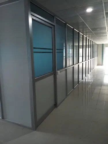 Aluminium Gray Aluminum Office Cabin Partition Size 12 Feet At Rs 250 Sqft In New Delhi