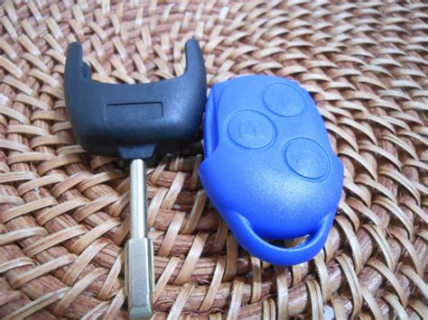 Ford Transit Mk Blue Remote Key Fob Case Blank Blade