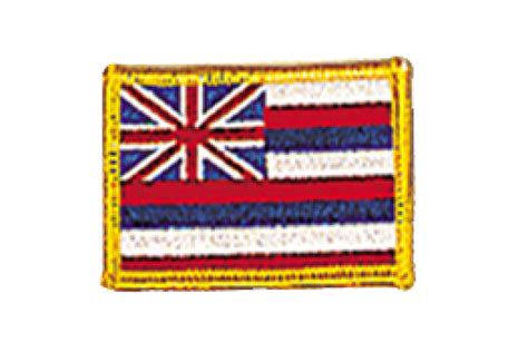 Hawaii Flag Patch - Iron-On State Flag Embroidery