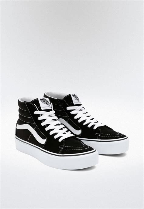 Deportivo De Mujer Negro Vans Ua Sk Hi Platform Black True White