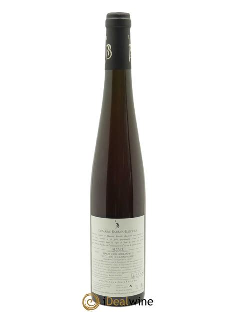 Acheter Pinot Gris S Lection De Grains Nobles Null Herrenweg S Lection