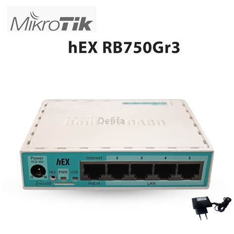 Jual Mikrotik Routerboard Hex Rb750gr3 Gigabit Normal Jaya Shopee