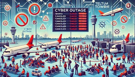 Global Cyber Outage Causes Flight Cancellations, Banking Disruptions