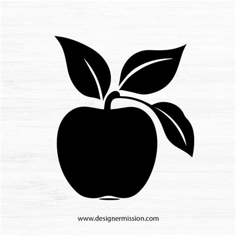 apple silhouette