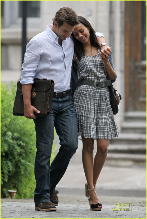 Bradley Cooper & Zoe Saldana: Kiss Kiss for 'The Words'!: Photo 2551195 ...