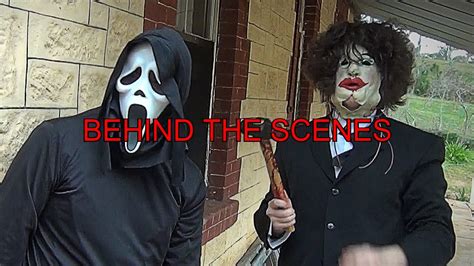 GHOSTFACE vs LEATHERFACE | Behind The Scenes | - YouTube