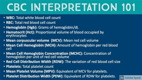 Complete Blood Count CBC Interpretation Leukocytosis 41 OFF