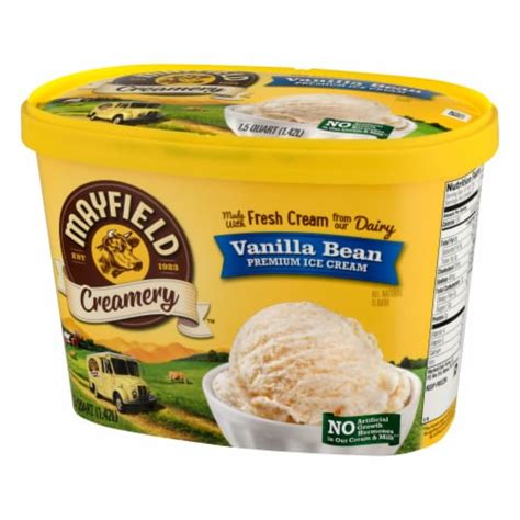 Mayfield Creamery® Vanilla Bean Ice Cream Tub 1 5 Qt Kroger