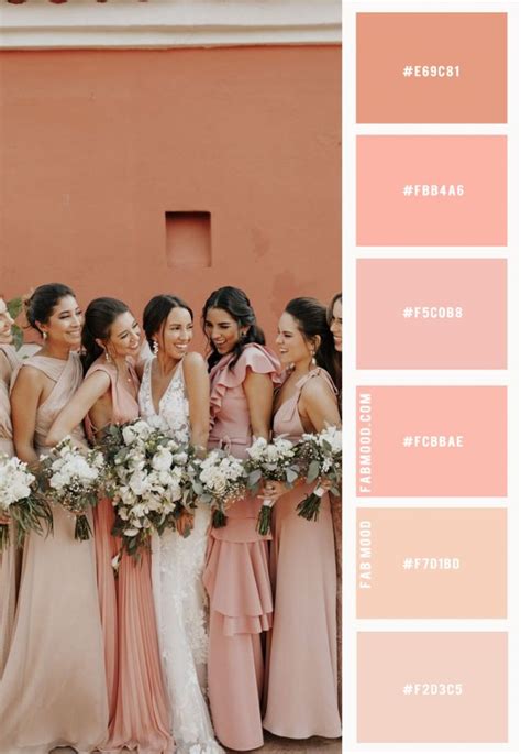 10 Peach Wedding Colours For Any Wedding Theme 1 Fab Mood Wedding