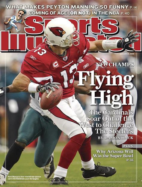 Arizona Cardinals Qb Kurt Warner 2009 Nfc Championship Sports