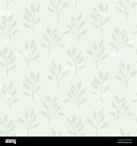 The square vector pastel green plant pattern textured seamless ...