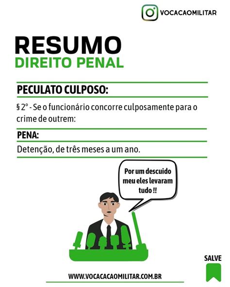 Peculato Culposo Direito Penal Aula De Direito Penal Direito Penal