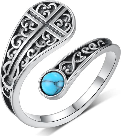 Amazon Feijiesi Cross Rings For Women 925 Sterling Silver