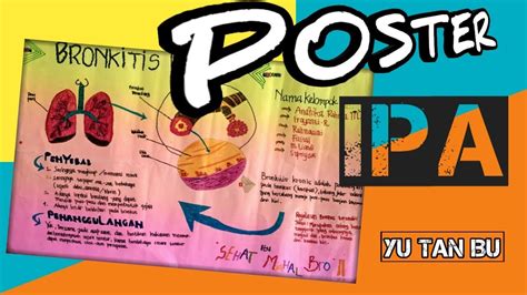 Gambar Poster Upaya Menjaga Kesehatan Sistem Pernapasan Manusia Lukisan