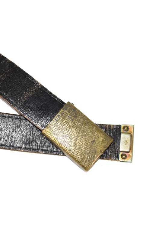 Ремень брючный кожа gold buckle б/у Германия, купить в Интернет ...