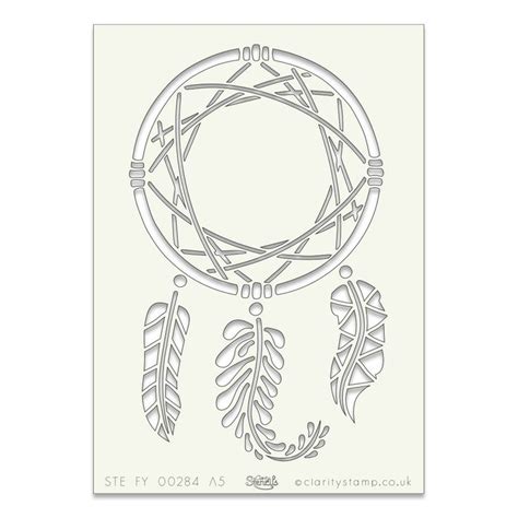 Ndsc 15 Dreamcatcher Stencil A5 Stencils Dream Catcher Stencil Art