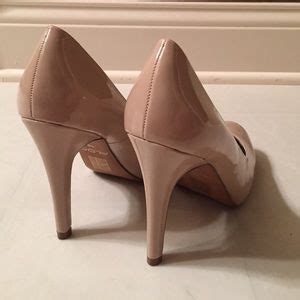 Aldo Shoes Aldo Nude Patent Leather Pumps W Inserts Poshmark
